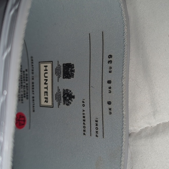 Hunter boots like new ! Size 8 women's - Picture 9 of 11